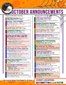 October Events